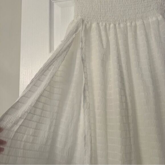 Shein White Maxi Cover Up Skirt - Picture 2 of 4